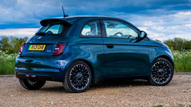 Fiat 500e UK - rear static